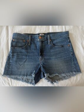J. Crew Blue Denim Cutoff Jean Shorts